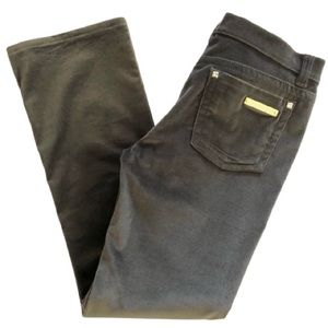 ⭐️Roberto Cavalli⭐️Velvet Straight Leg Italian Designer Velvet Jeans Wo's sz 8